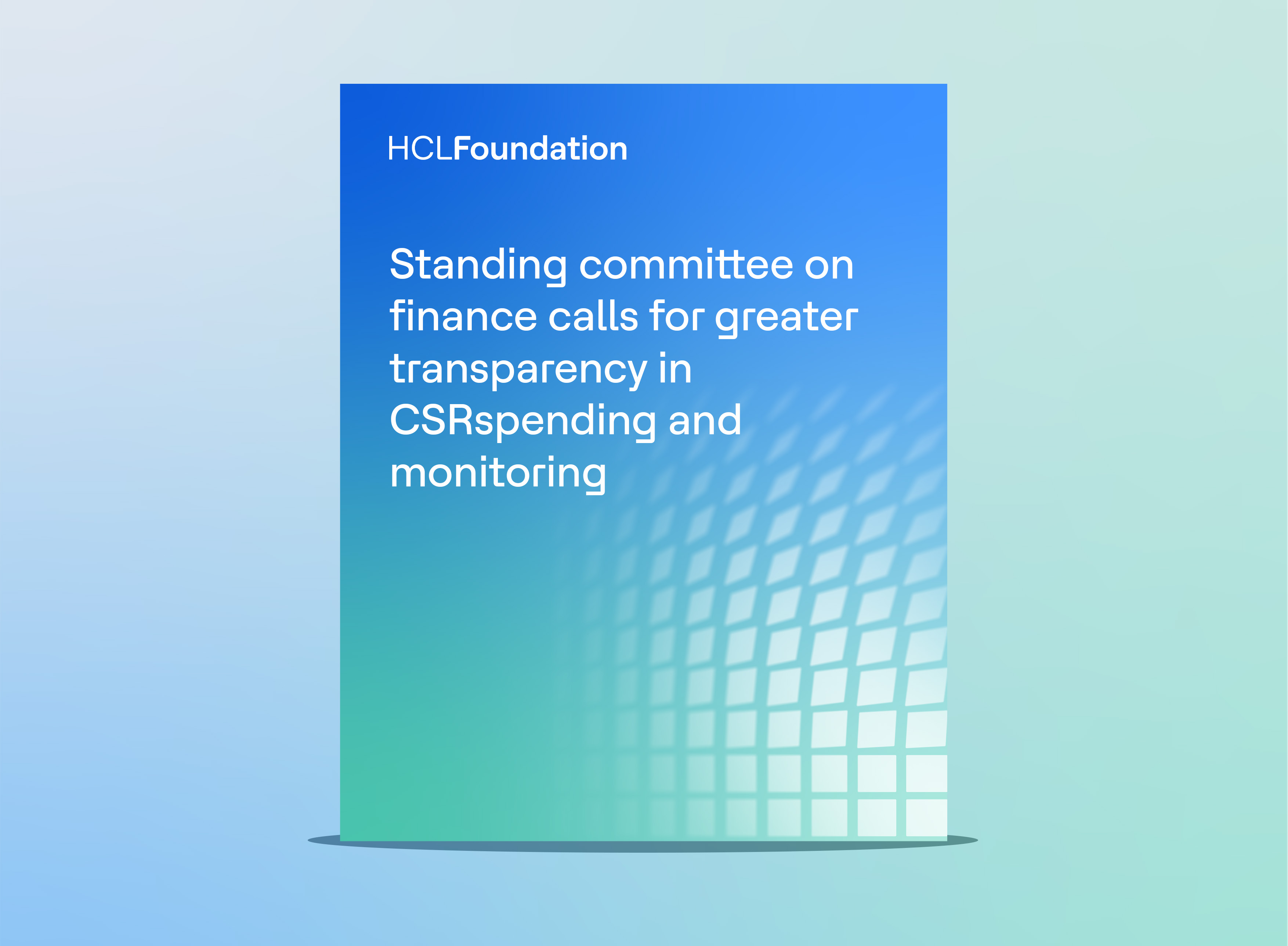 Standing committee on finance calls for greater transparency in CSRpending and monitoring