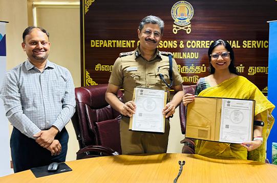 Signed a MoU with Department of Prisons and Correctional Services